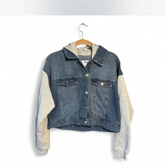 Ci Sono Blue Denim Jacket with Gray Accents - Picture 1 of 5